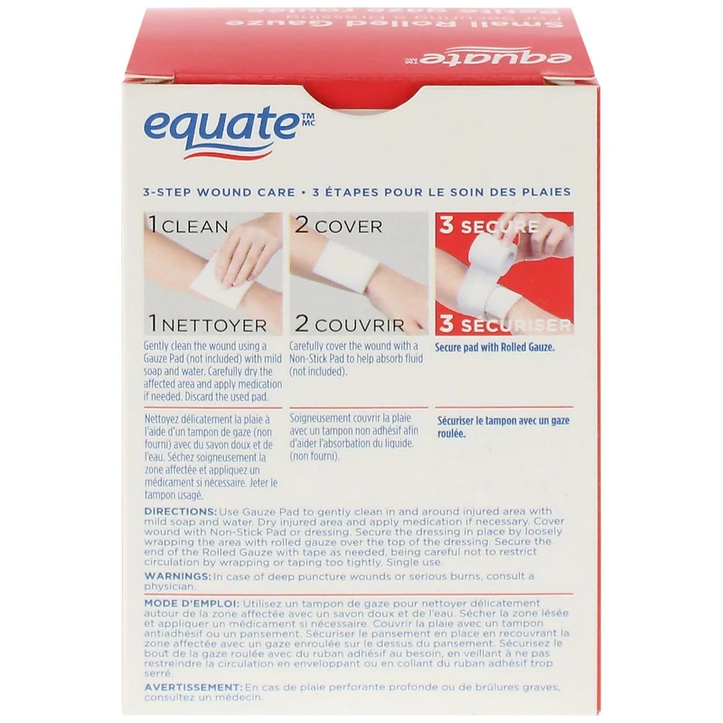 Equate Non-Stick Pads, Large, 3" x 4", 7.6 cm x 10.1 cm/10 Pads
