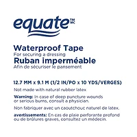 Equate Waterproof Tape, 12.7 mm x 9.1 m/1 Roll