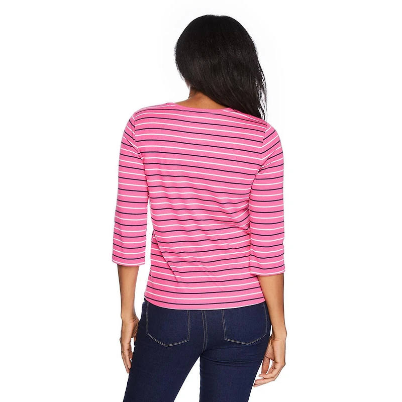 Penmans Women's 3/4 Sleeve Crew Neckline Top