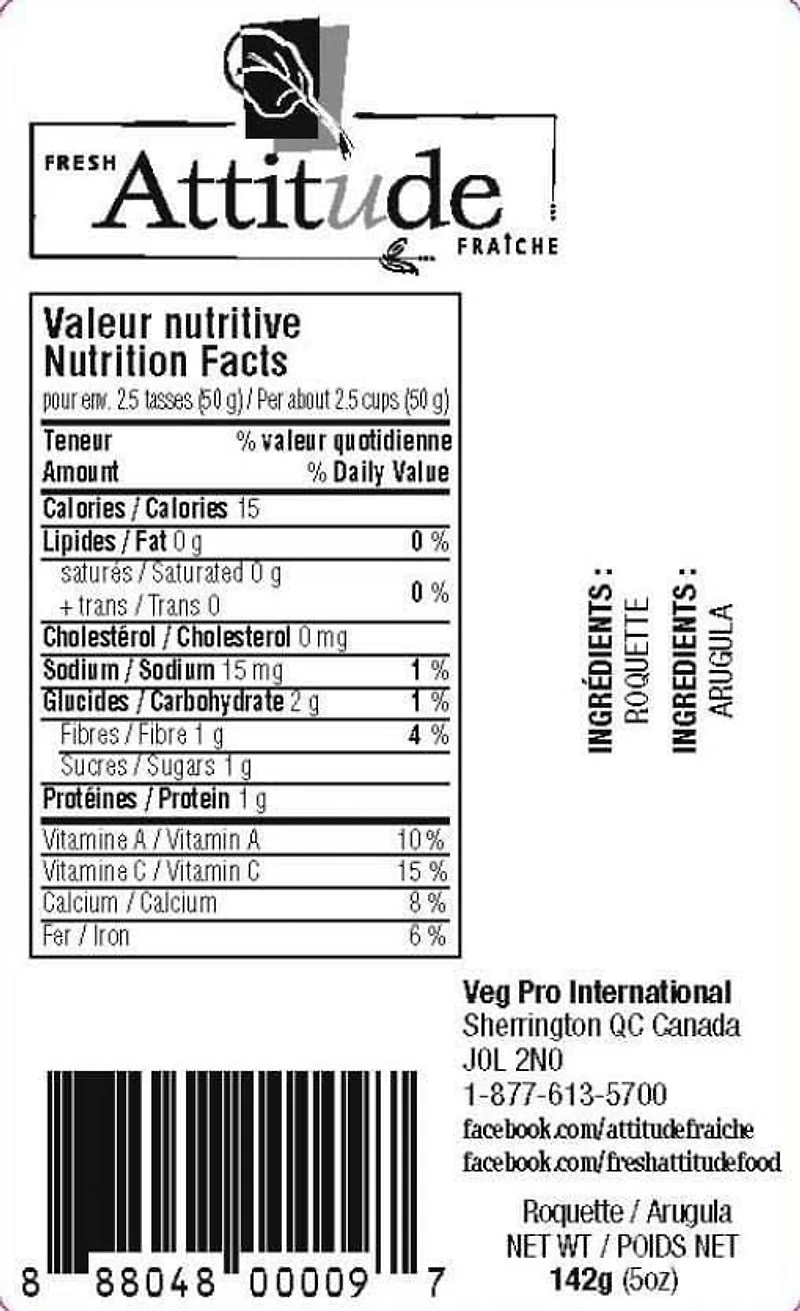 Roquette Attitude Fraîche prélavée