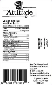 Roquette Attitude Fraîche prélavée