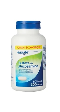 Equate Glucosamine Sulfate 500mg, 300 Caplets