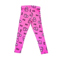 Girls Hello Kitty Greetings Kitty Leggings