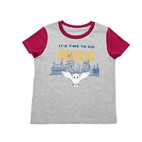 T-shirt à manches courtes Harry Potter Time For Magic pour fille