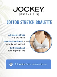 Bralette triangle en coton extensible de Jockey Bralette triangle en coton extensible