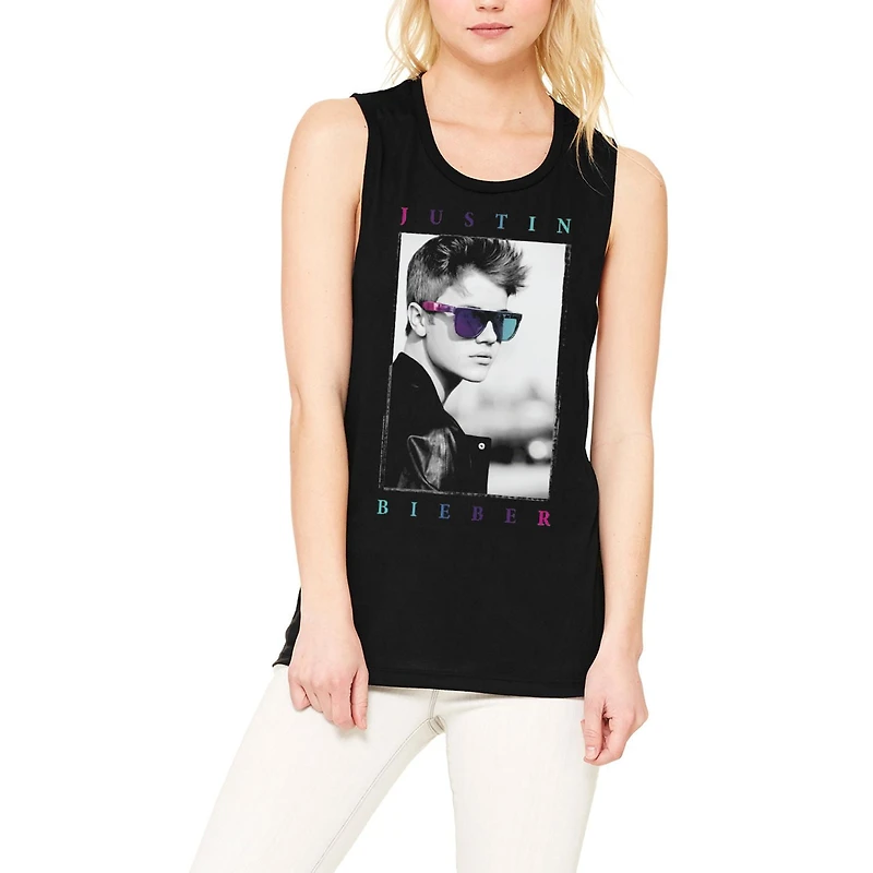 Justin Bieber Women's "wash Shades" Fashion Top