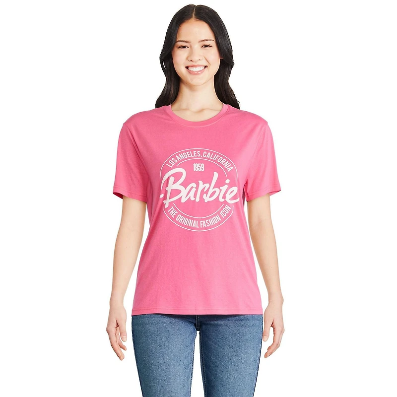 Barbie Women's Boyfriend Tee, Sizes XS-XL