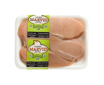 Marvid Kosher Chicken breast meat tray pack, Fresh Chicken part