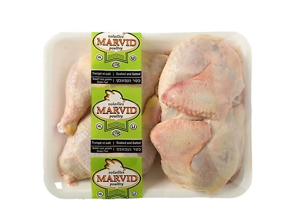 Poulet coupé en 8 Kacher Marvid Poulet coupé/8