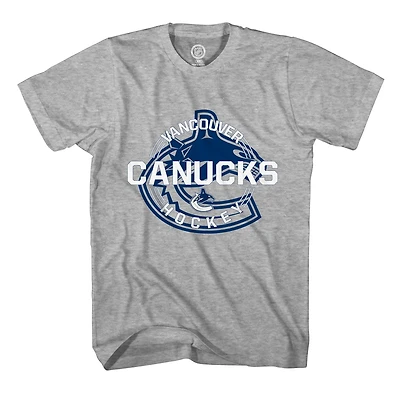 Vancouver Canucks Men's Grey T-Shirt
