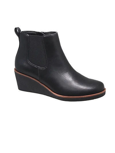 AEROSOLES AS 25BRANDAW25, WEDGE BOOTIE WITH ELASTIC PANEL