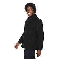 Manteau en mélange de laines George pour hommes