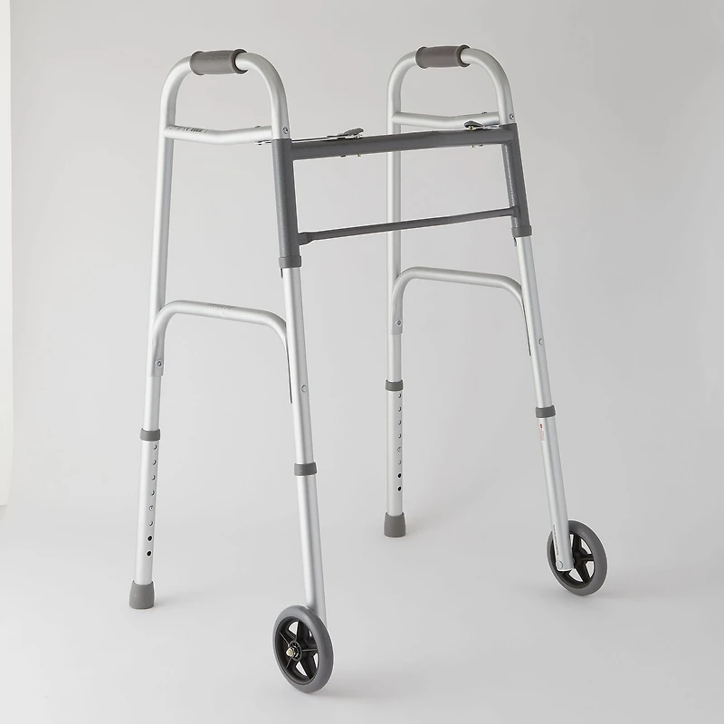 Medline Two-Button Folding Walker
