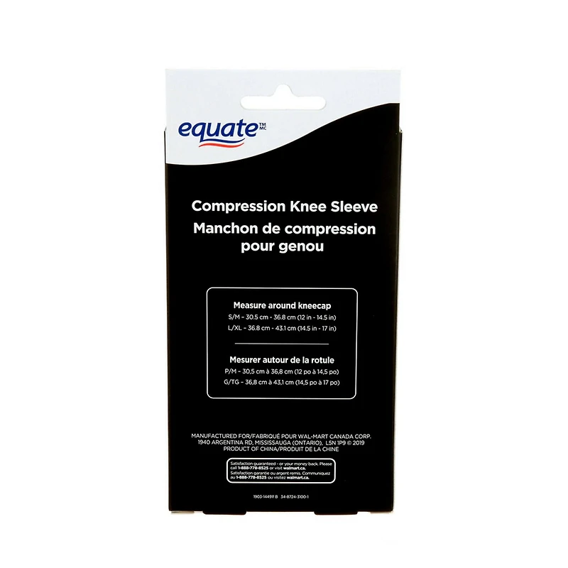 Manchon de compression pour genou 39406WMCA Equate(Tm/Mc)