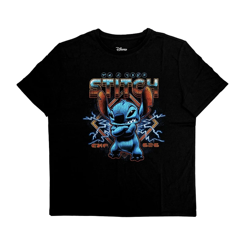 Disney Lilo & Stitch Ladies Rock Short Sleeve T-Shirt