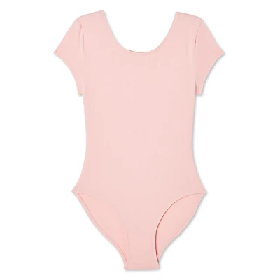 George Girls' Short Sleeve Leotard Dance Bodysuit, Sizes XS-XL