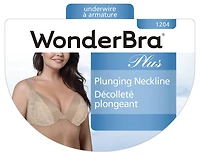 WonderBra  Embellished Plunge Underwire Bra