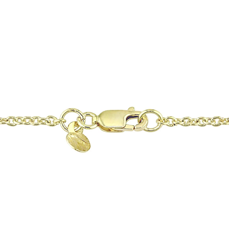 Collier Tangelo avec cornalines 42 CT PBT en argent sterling plaqué de rhodium jaune, 36 po