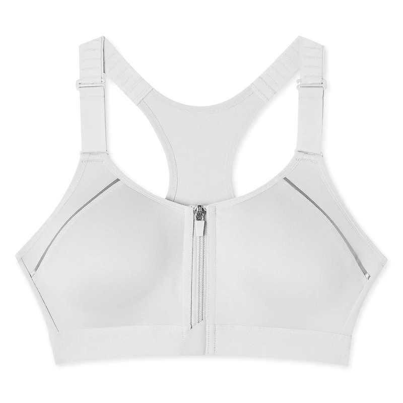 Athletic Works Women's Zipper Bra, Sizes S-3XL