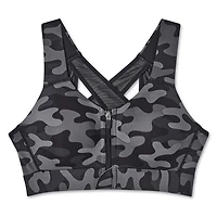 Soutien-gorge zippé Athletic Works pour femmes Tailles P-3XL