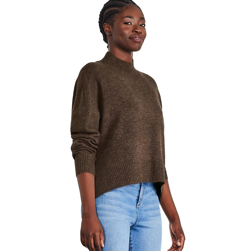 George Women's Mock Neckline Sweater