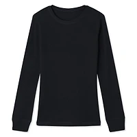 Athletic Works Women's Waffle Knit Thermal Top, Sizes XS-XXL