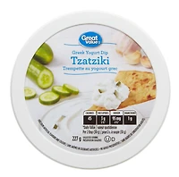 Trempette au yogourt grec Great Value à Tzatziki 227 g