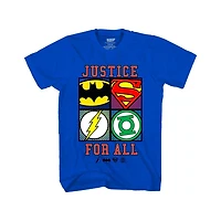 T-shirt de la Ligue de justice pour garçons