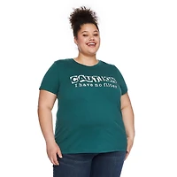 The Pink Closet Women's Plus Crew Neckline Tee