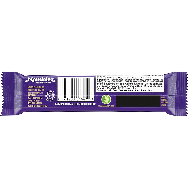 CADBURY DAIRY MILK, Mini Eggs Chocolate Bar, Milk Chocolate with CADBURY Mini Eggs Candy, 38 g