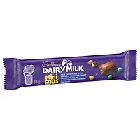CADBURY DAIRY MILK, Mini Eggs Chocolate Bar, Milk Chocolate with CADBURY Mini Eggs Candy, 38 g