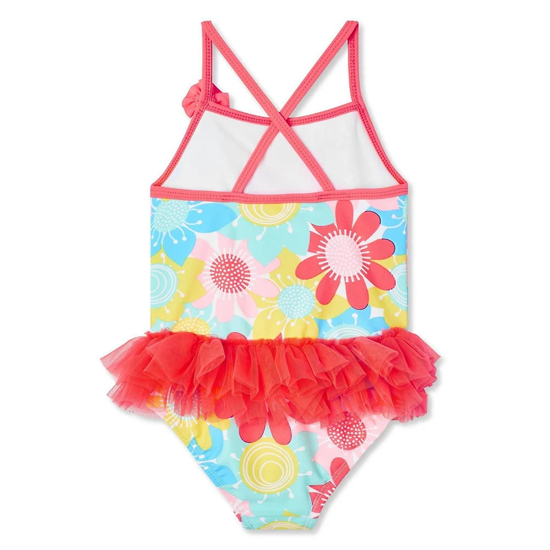 George Toddler Girls' Printed Tutu Swimsuit