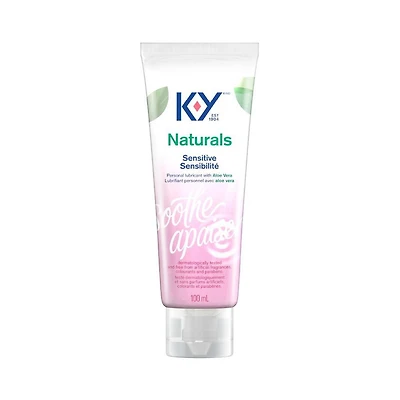 Gel K-Yᴹᴰ Naturalsᴹᴰ Sensibilité | Lubrifiant personnel à base d’eau 100 mL