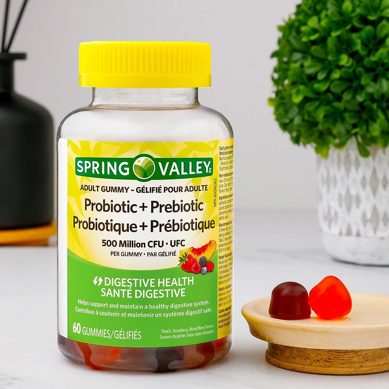Spring Valley Probiotique+Prébiotique, 500 Million UFC