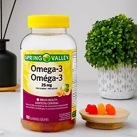 Spring Valley Omega-3, 25 mg, 180 Gummies