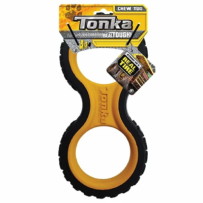 Tonka infinity Tread Tug Dog Toy, 11.5 inch
