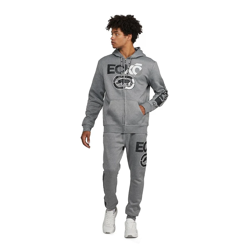 Chandail à capuchon Ecko en molleton à glissière pour hommes