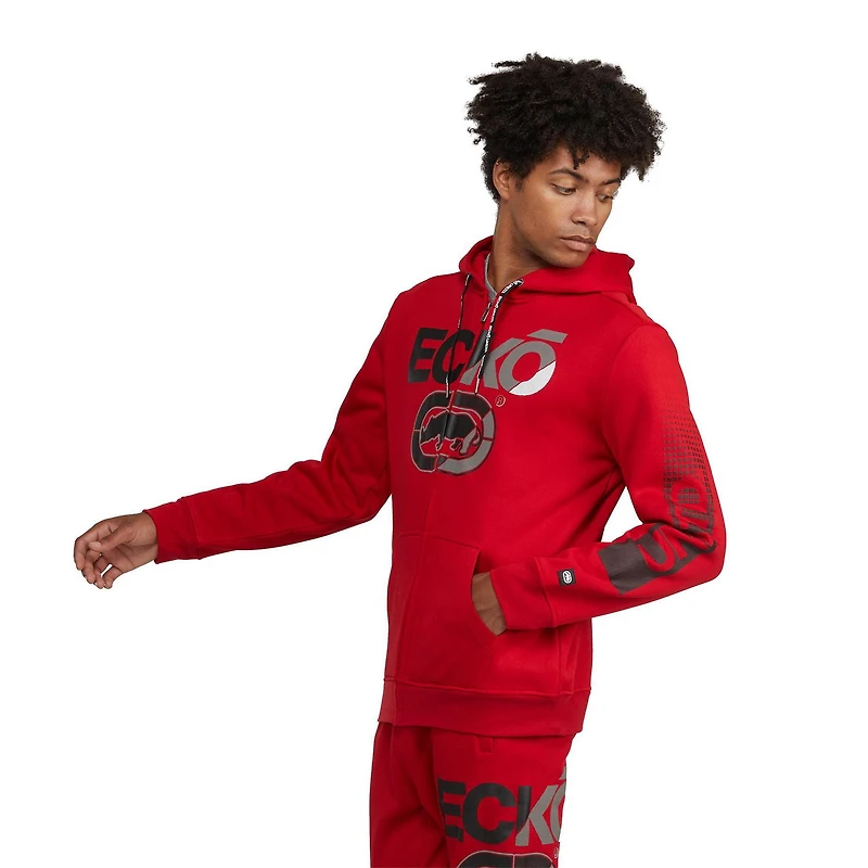 Ecko Men’s Final Score Zip-Up Fleece Hoodie