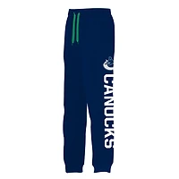 NHL Mens Vancouver Canucks Side Printed Jogger Sweat Pants
