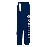 NHL Mens Toronto Maple Leafs Side Printed Jogger Sweat Pants