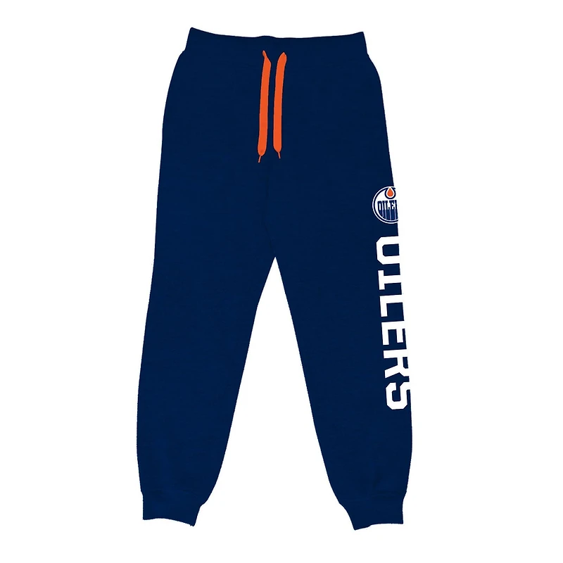 Pantalon de Jogging imprimé latéral des Oilers d'Edmonton de la LNH