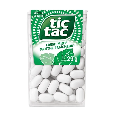 Menthes TIC TAC, Menthe fraîche