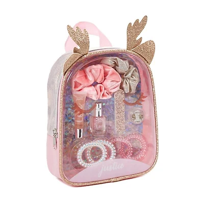 Justice™ Brand 11PC Beauty and Hair Accessory Set in Mini Backpack