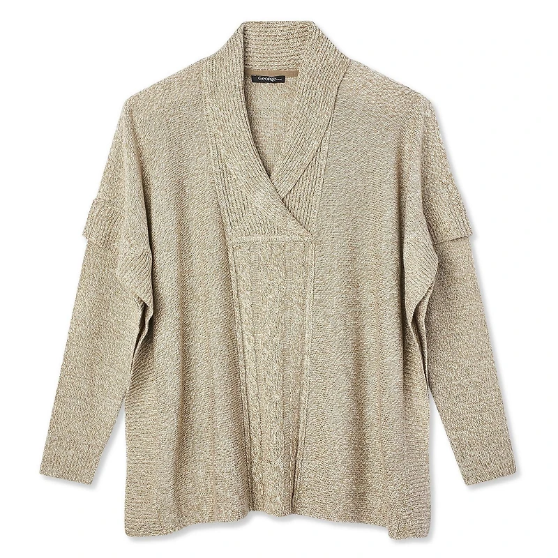 Poncho à manches longues George pour femmes