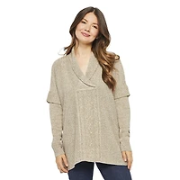 Poncho à manches longues George pour femmes