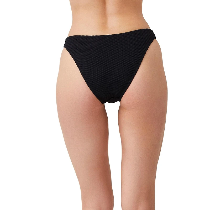 Captiva Women's Classic Textured Bikini Swim Bottoms