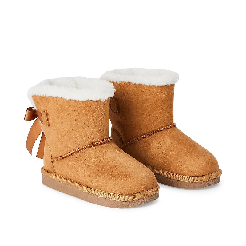 Bottes avec boucle à l’arrière George pour petites filles Pointures larges 6-11