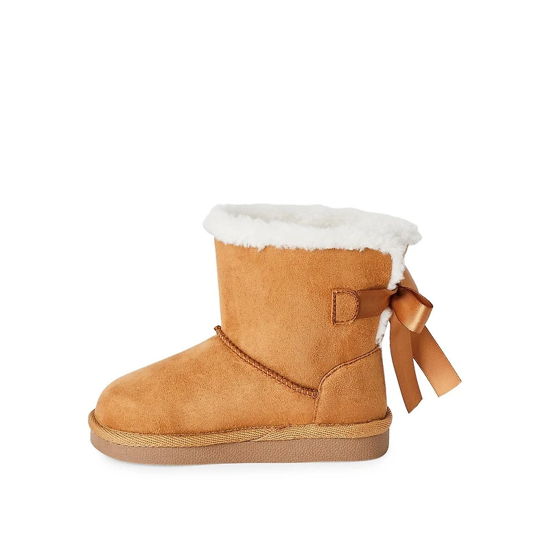 Bottes avec boucle à l’arrière George pour petites filles Pointures larges 6-11