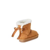 Bottes avec boucle à l’arrière George pour petites filles Pointures larges 6-11