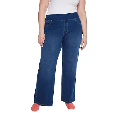 Iyla Women's Plus Knit Denim Pant, Sizes 1X-4X